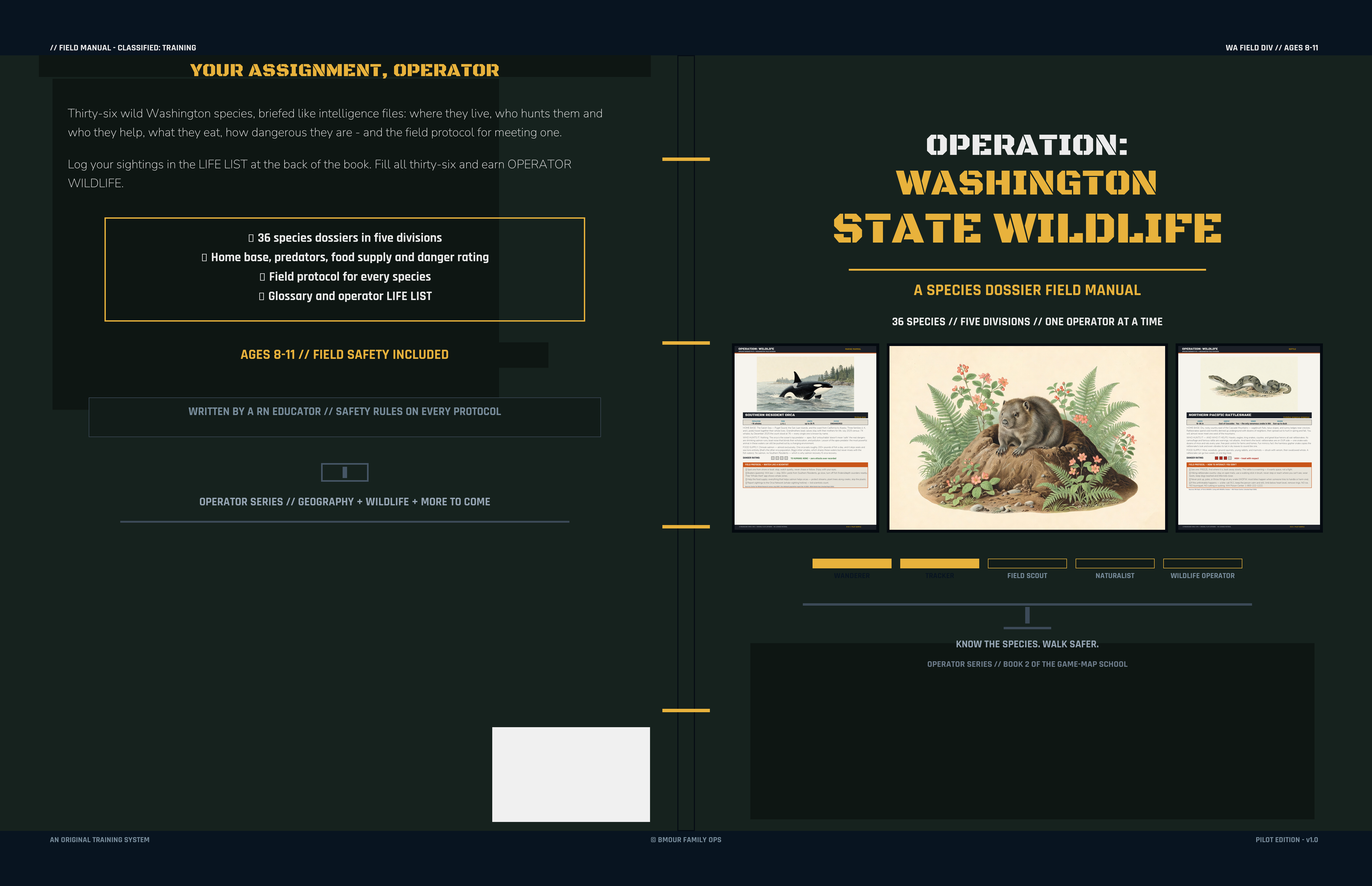 Operation Washington State Wildlife front cover